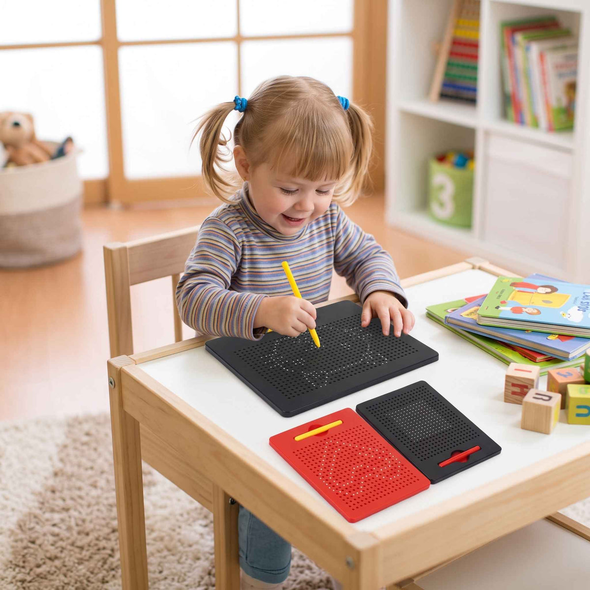 Magnetic Bead Drawing Board with Pen — supplier product image 5