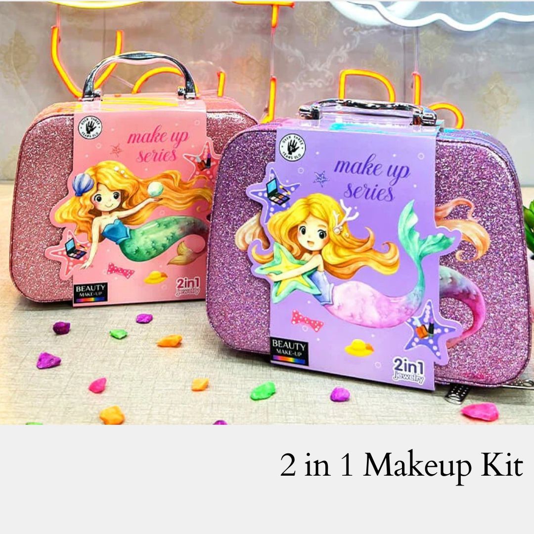 2-in-1 Pretend-Play Makeup Bag Set — supplier product image 2