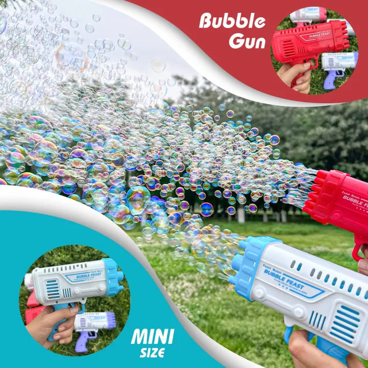 2-in-1 Bazooka Bubble Blower — Random Colour