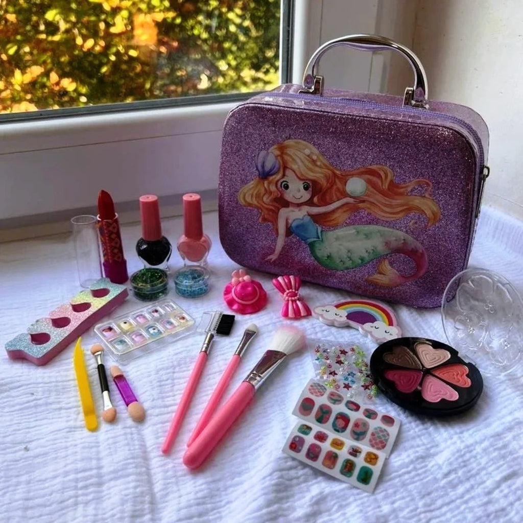 2-in-1 Pretend-Play Makeup Bag Set — supplier product image 6