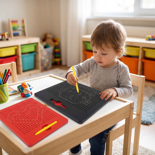 Magnetic Bead Drawing Board with Pen