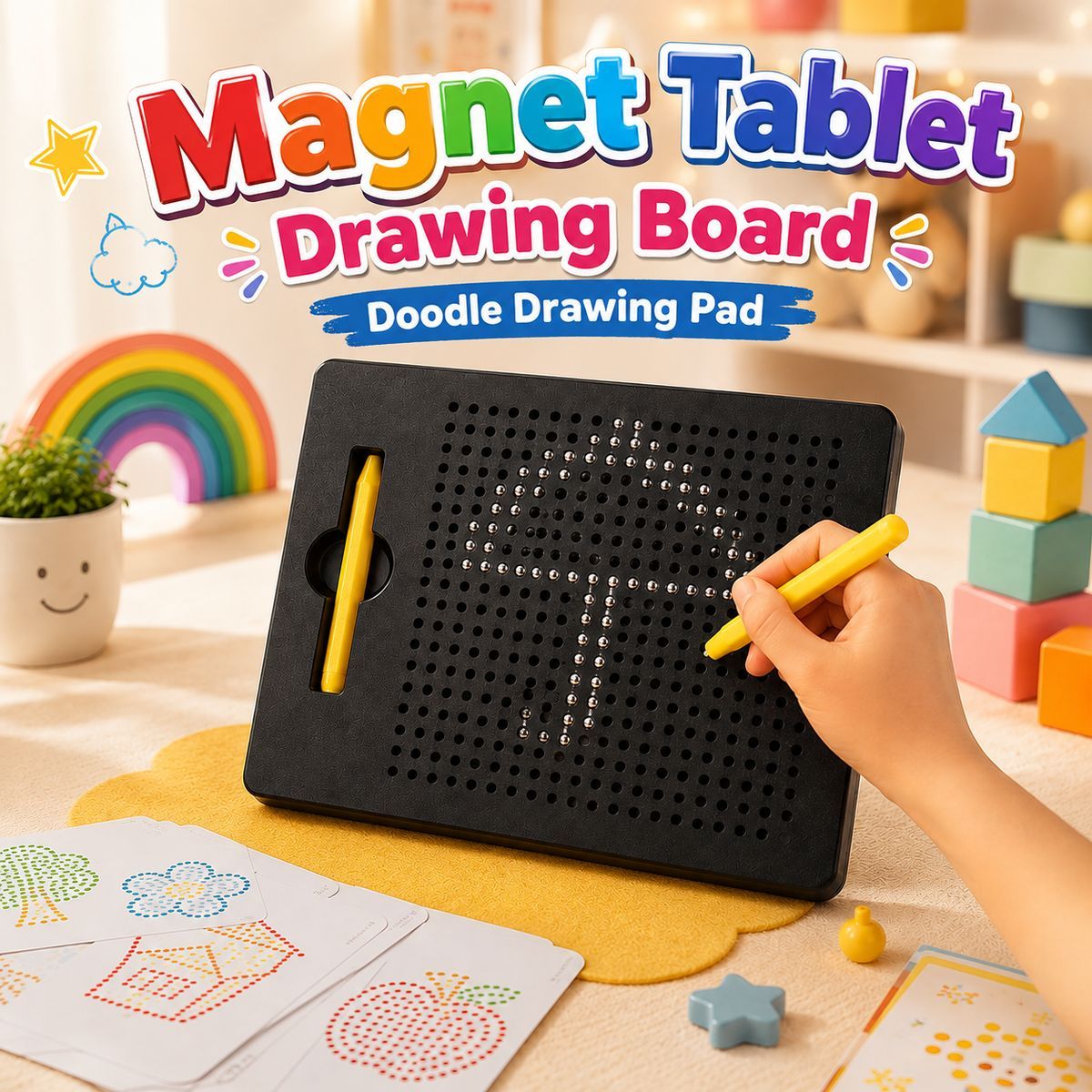 Magnetic Bead Drawing Board with Pen — supplier product image 2