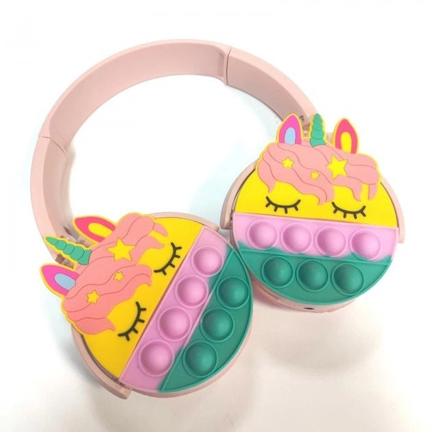 Unicorn Pop-It Headphones — Random Colour — supplier product image 2