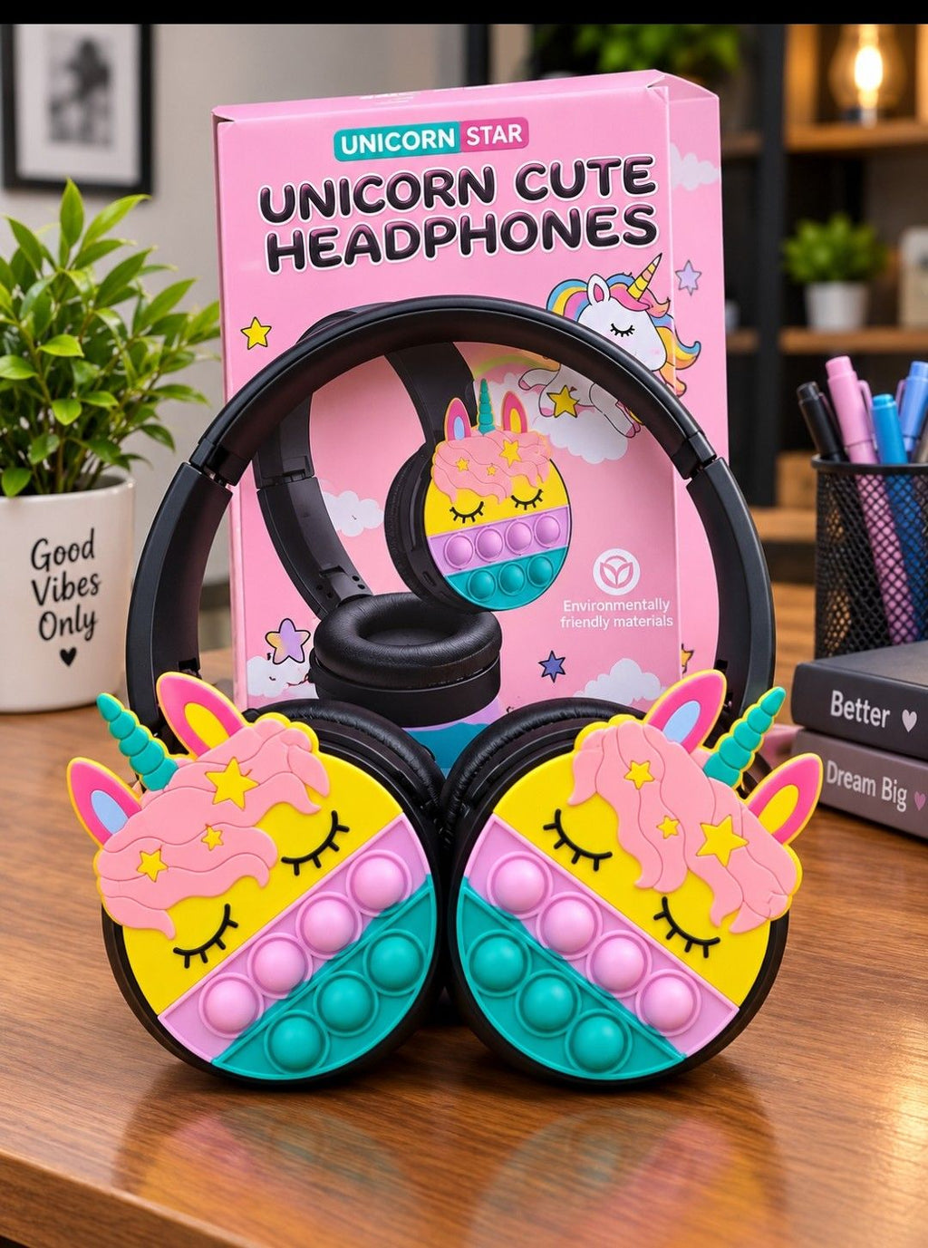 Unicorn Pop-It Headphones — Random Colour — supplier product image 5