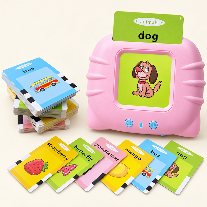
Talking Flash Card Reader with 112 Cards — Random Colour